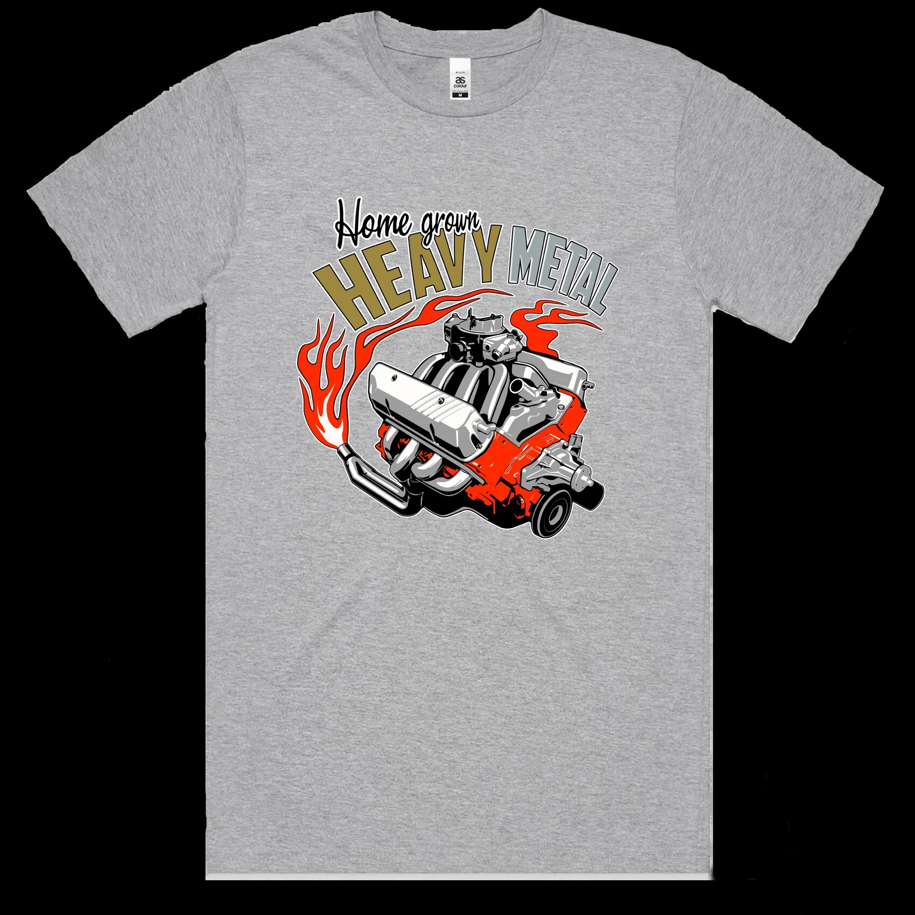 Heavy metal - австралийская футболка с двигателем holden v8 - Фотография_3