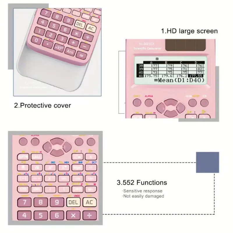 Новый научный калькулятор из абс-пластика 991ex 552f - Фотография_5