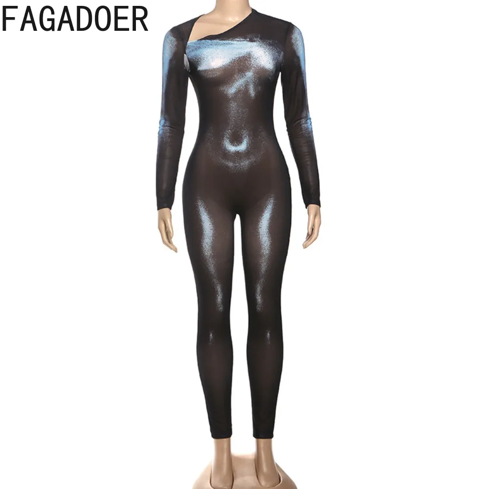 Fagadoer сексуальные сетчатые прозрачные - Фотография_5