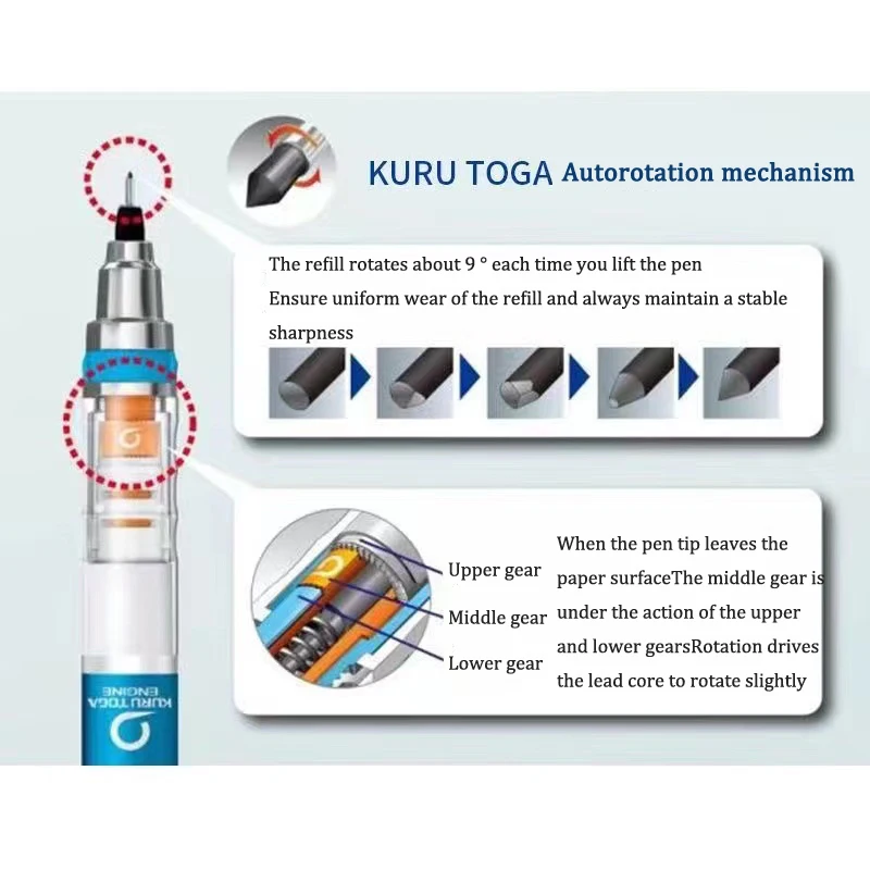 Unistationery автоматический механический карандаш - Фотография_6