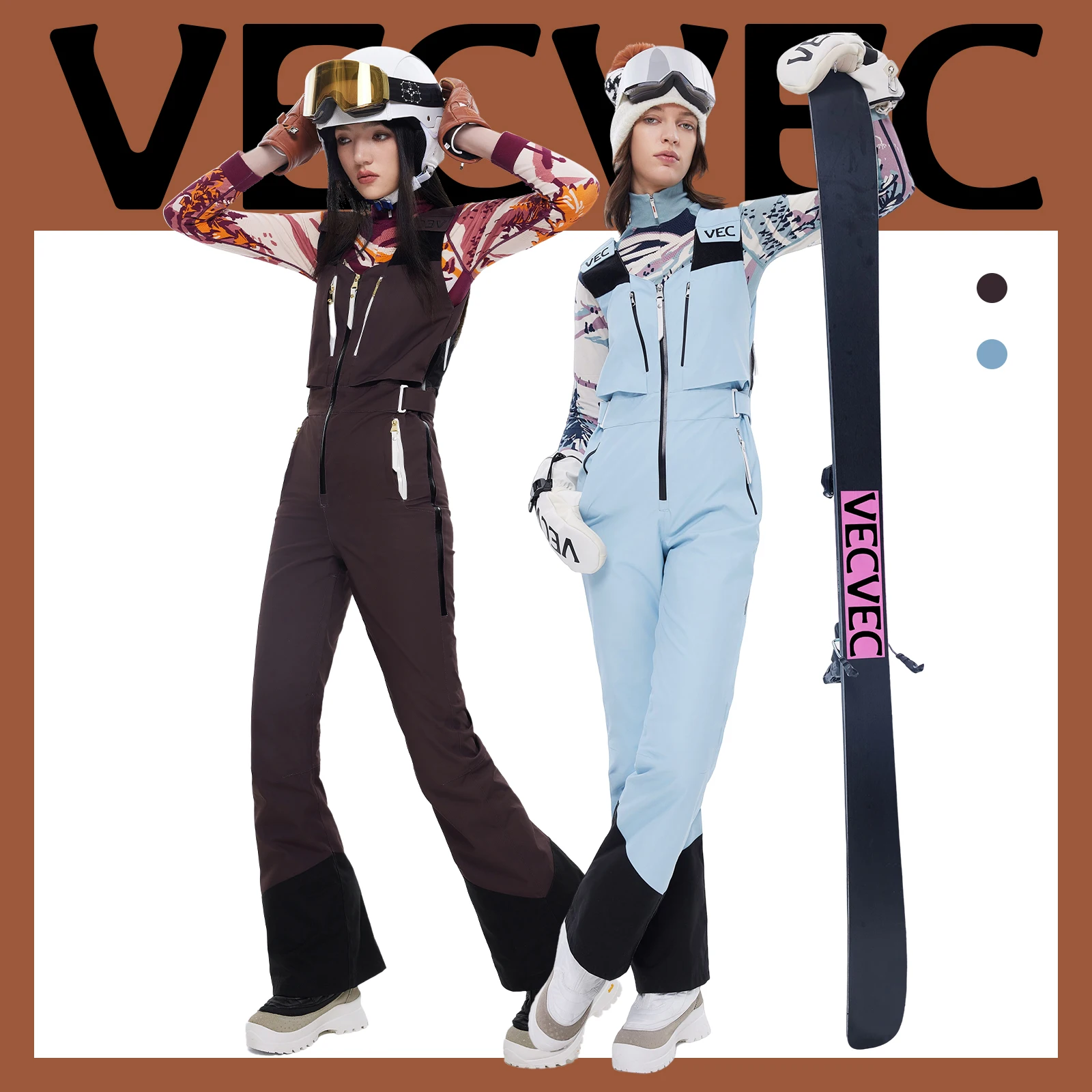 Vecvec одно- и двухбортные лыжные