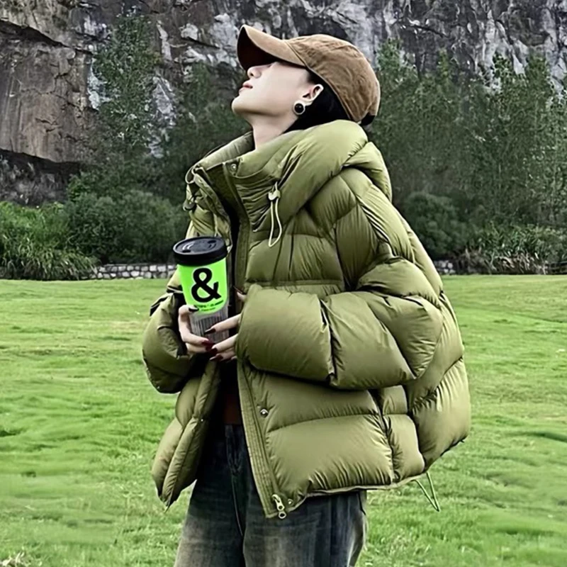 Модные пышные толстые теплые женские парки - Фотография_3