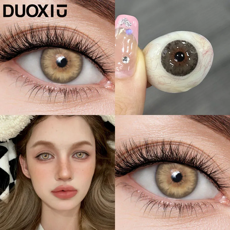 Duoxiu 1 пара цветных контактных линз для глаз - Фотография_4