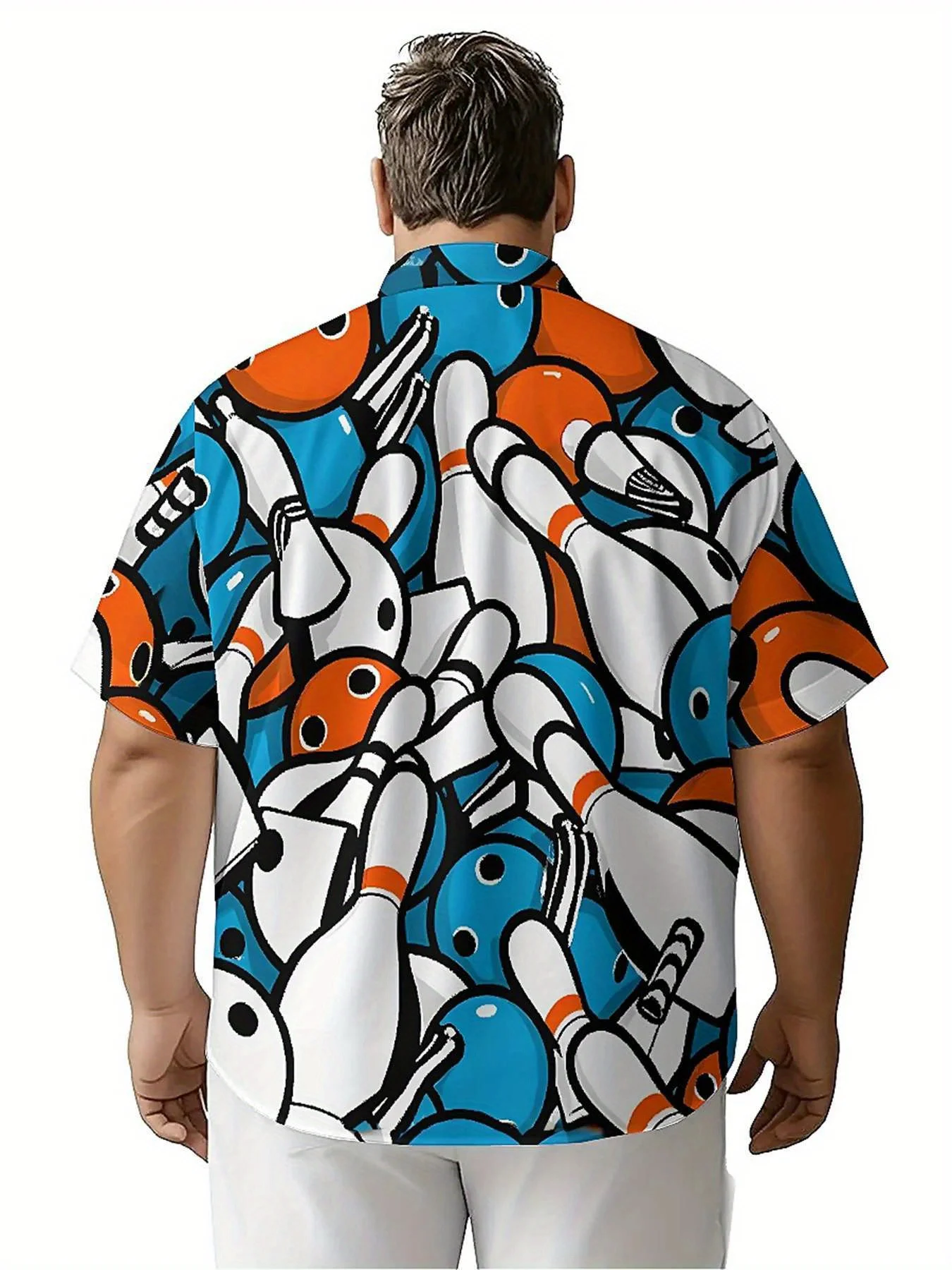 Мужские гавайские рубашки больших размеров - Фотография_4