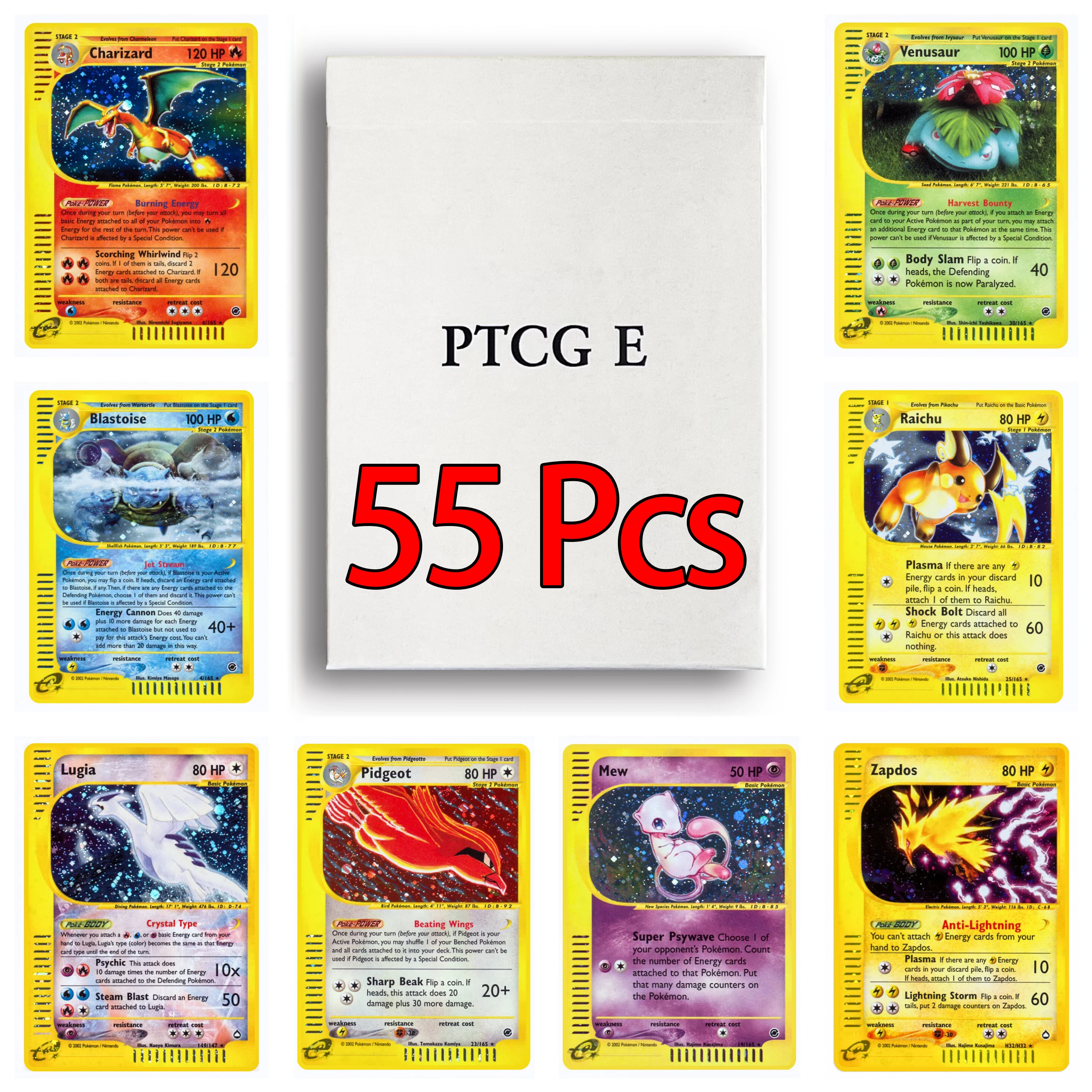 Карты pkm proxy ptcg-e 55 карт