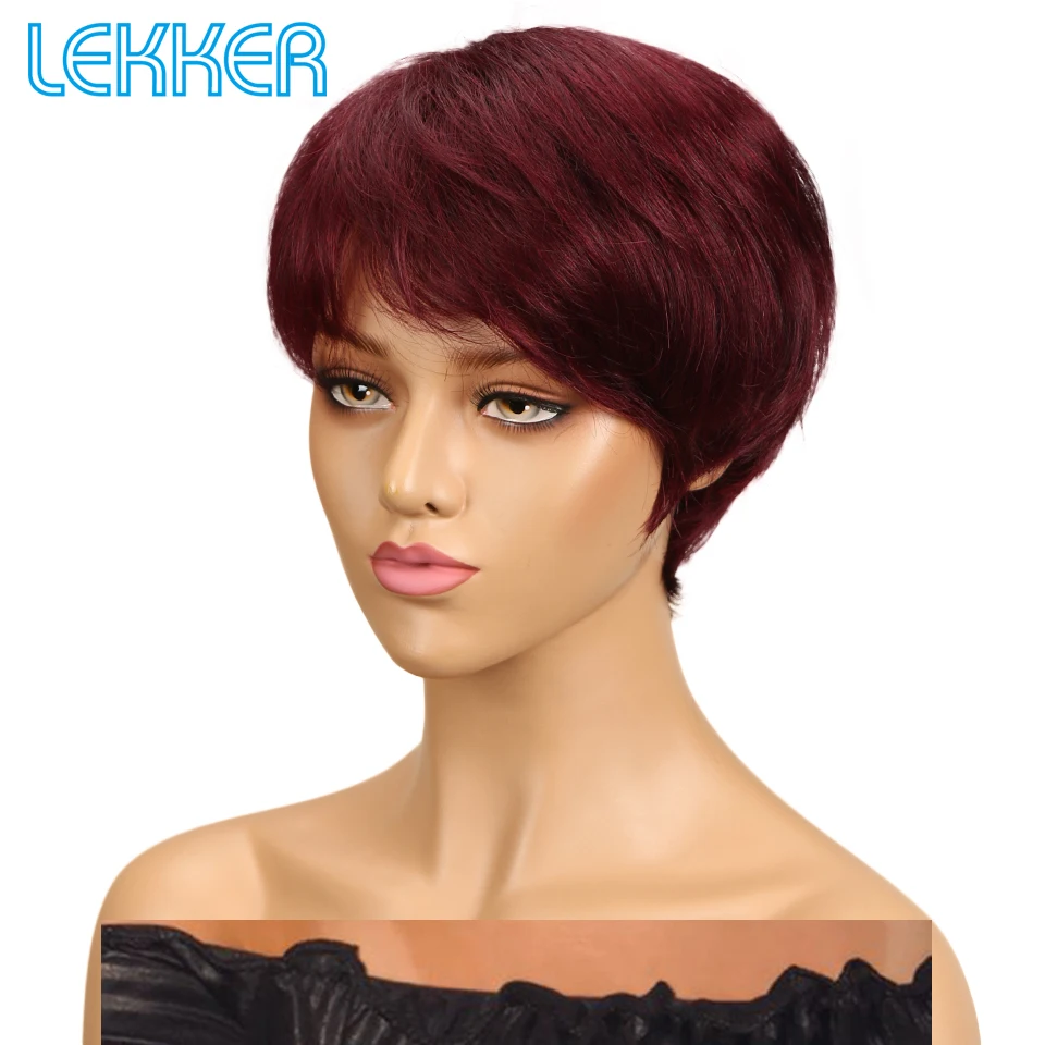 Lekker цветные короткие пикси стрижка - Фотография_4