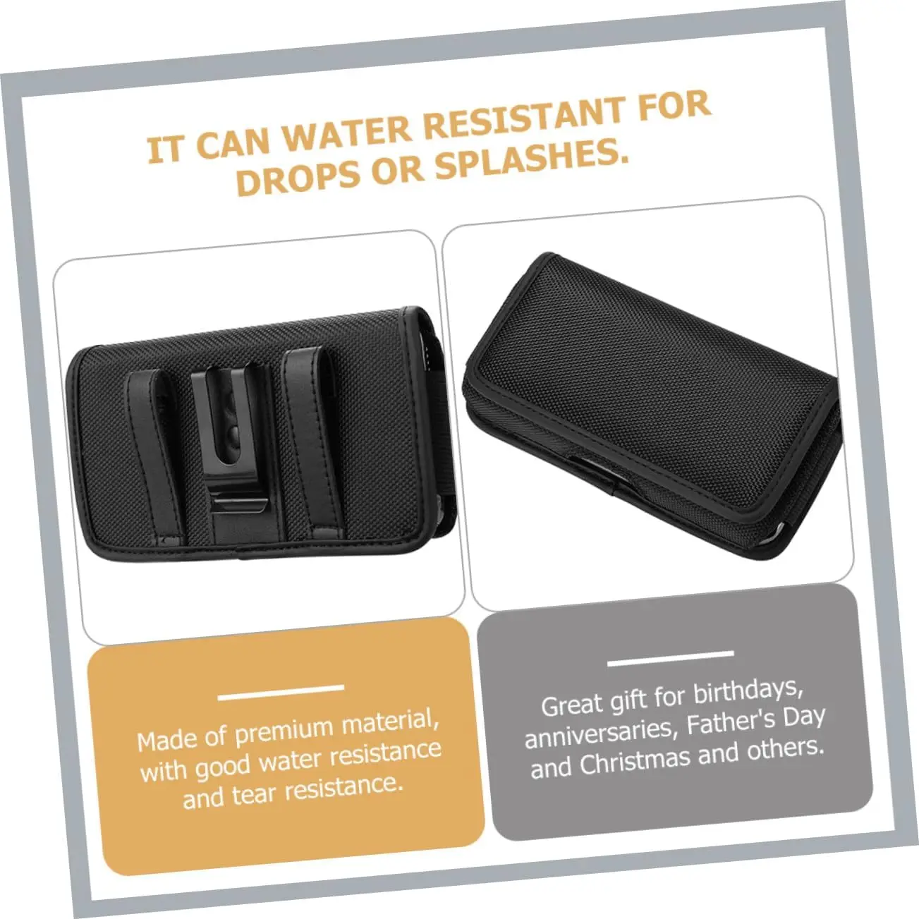 Водостойкая поясная сумка из ткани оксфорд - Фотография_4