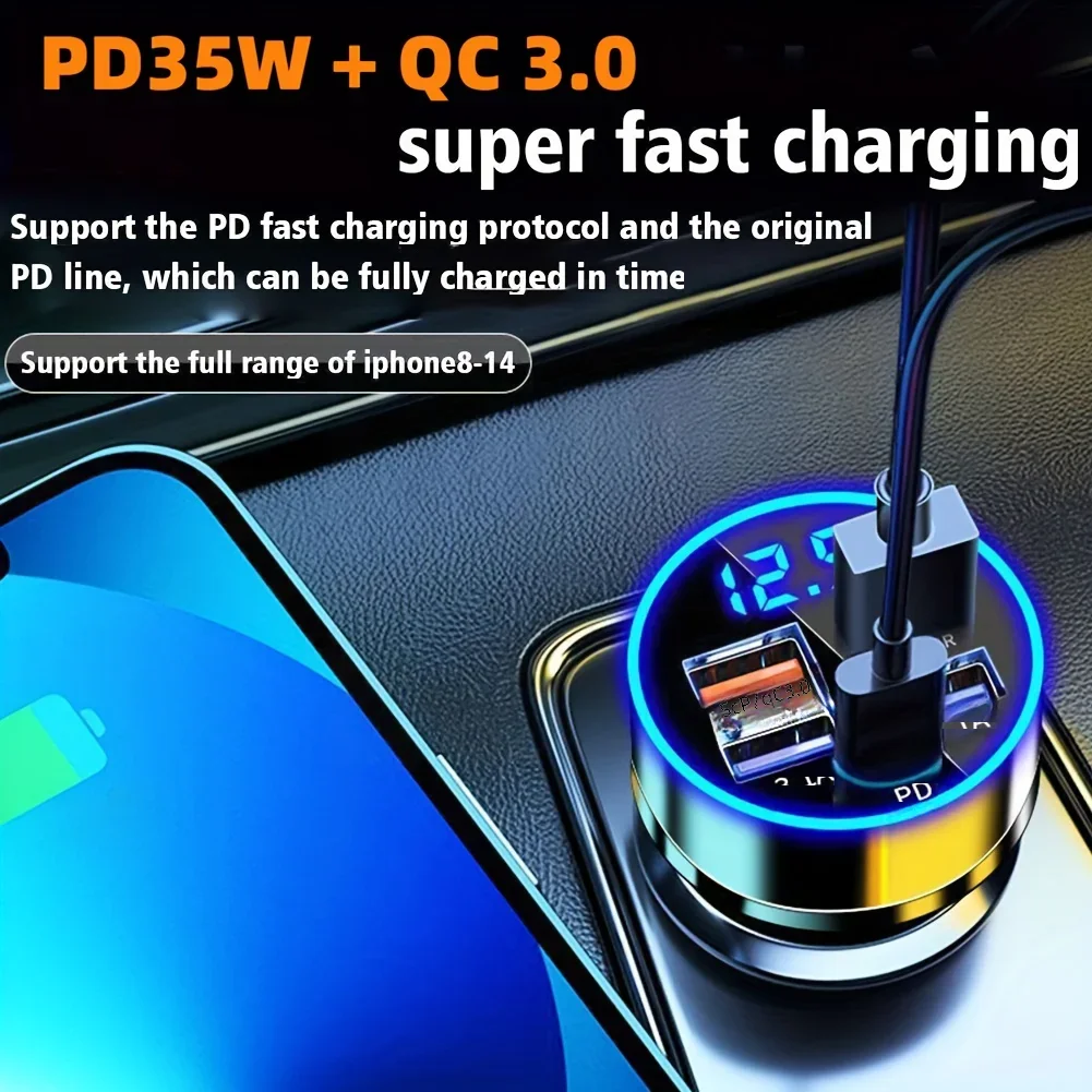 Pd + qc 3.0 автомобильное зарядное - Фотография_3