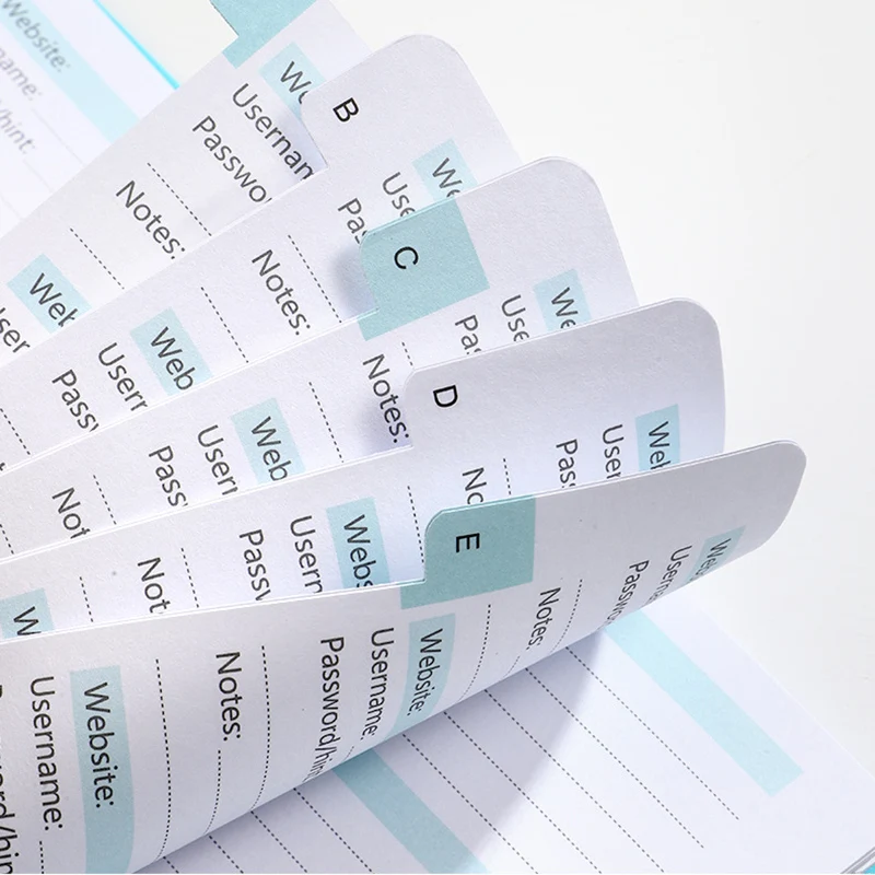 Книга хранения паролей формата а6 - Фотография_5