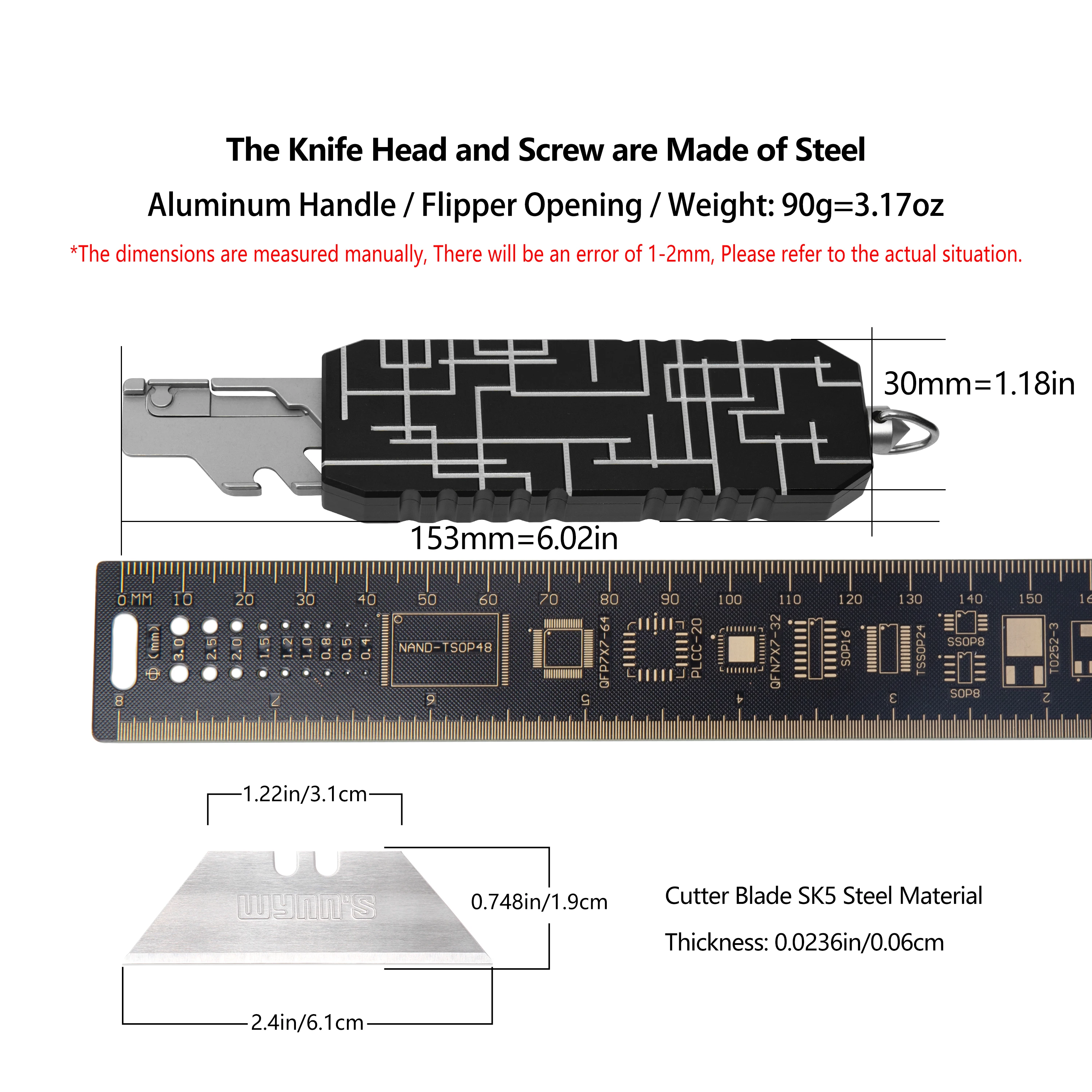 Складной нож из алюминиевого сплава - Фотография_6