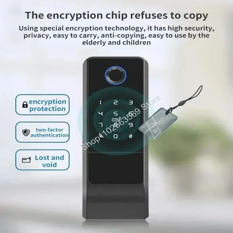 Уличная водонепроницаемая блокировка отпечатков пальцев в квартире - Фотография_4