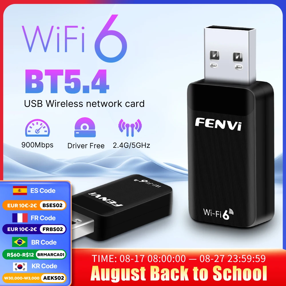 Fenvi wifi 6 ax900 usb bluetooth 5