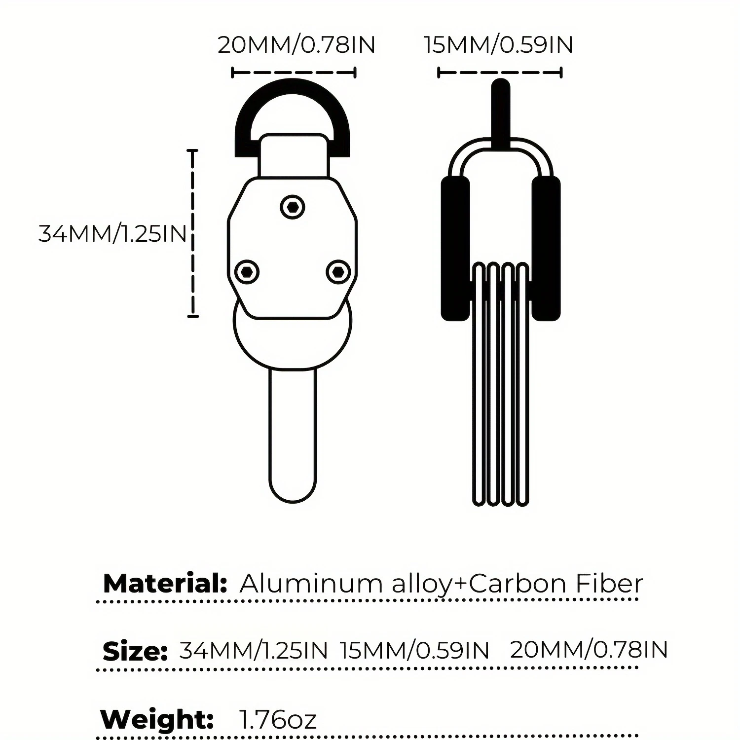 Мини-органайзер для ключей edc - Фотография_6