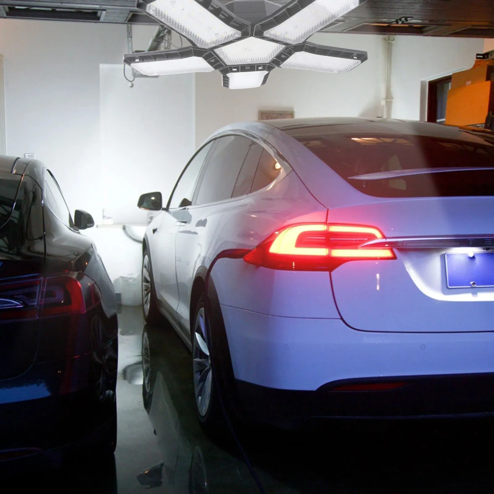 Светодиодный гаражный светильник с пятью панелями