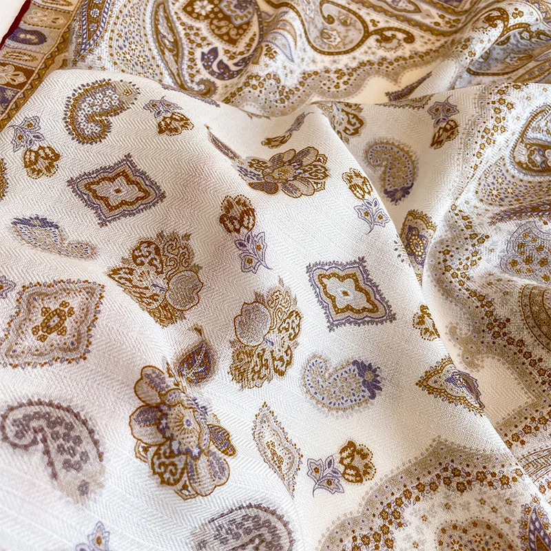 Шарф квадратный женский осенне-зимний - Фотография_5