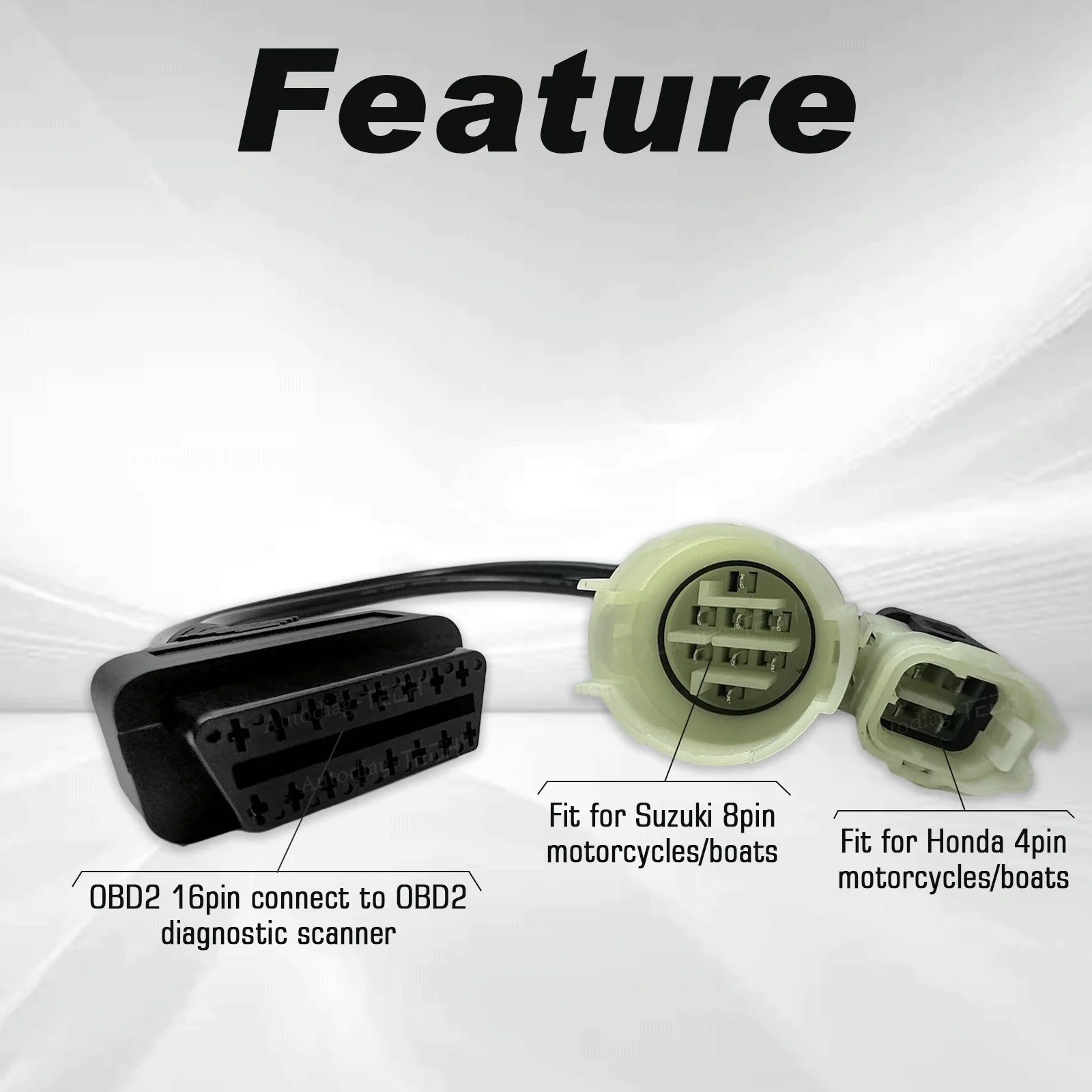 Разъем obd мотоцикла для honda - Фотография_5