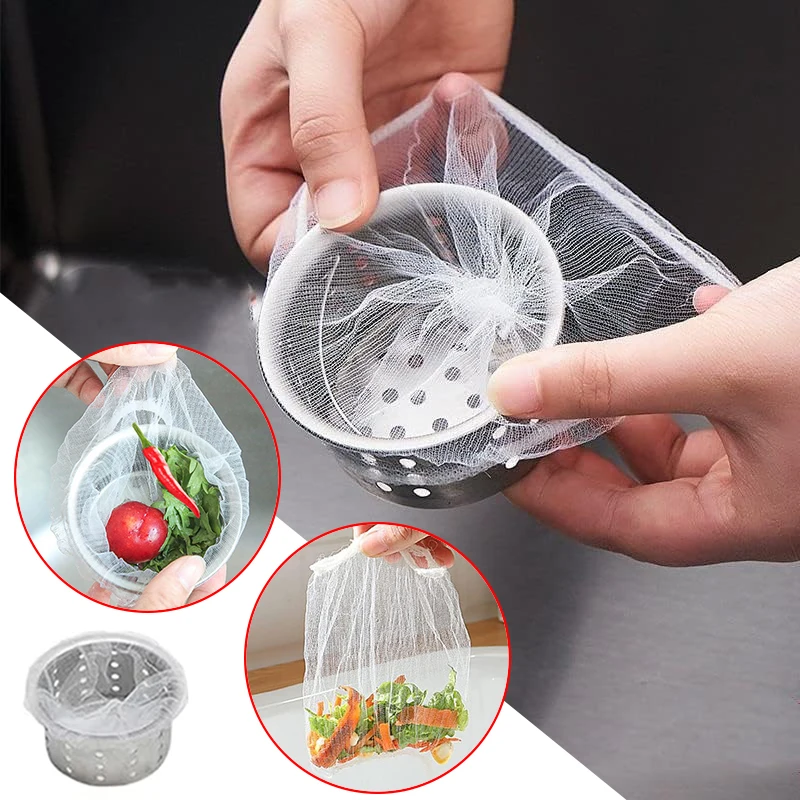 Одноразовые сетчатые мешки для кухонной раковины - Фотография_2
