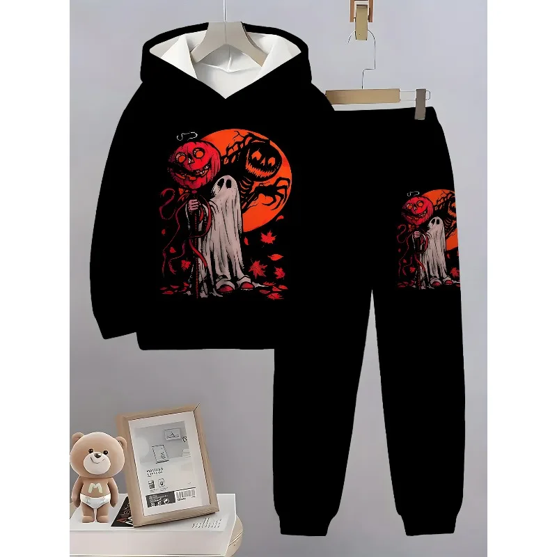 Толстовка с 3d цифровым принтом и спортивные брюки - Фотография_5