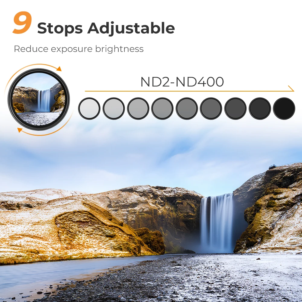 K&f concept nd2-nd400 переменный nd-фильтр 37/40 - Фотография_2