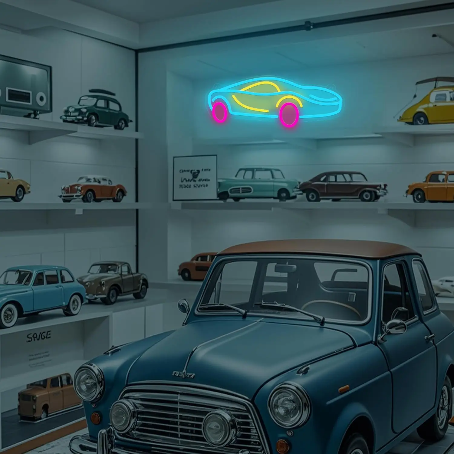 16,4x6,3 дюйма автомобильная неоновая - Фотография_4