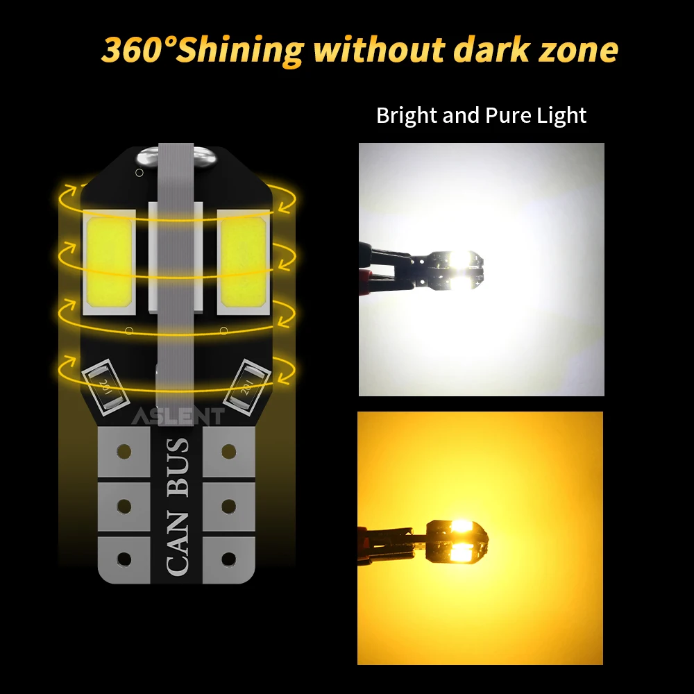 10x w5w t10 led canbus no error - Фотография_5