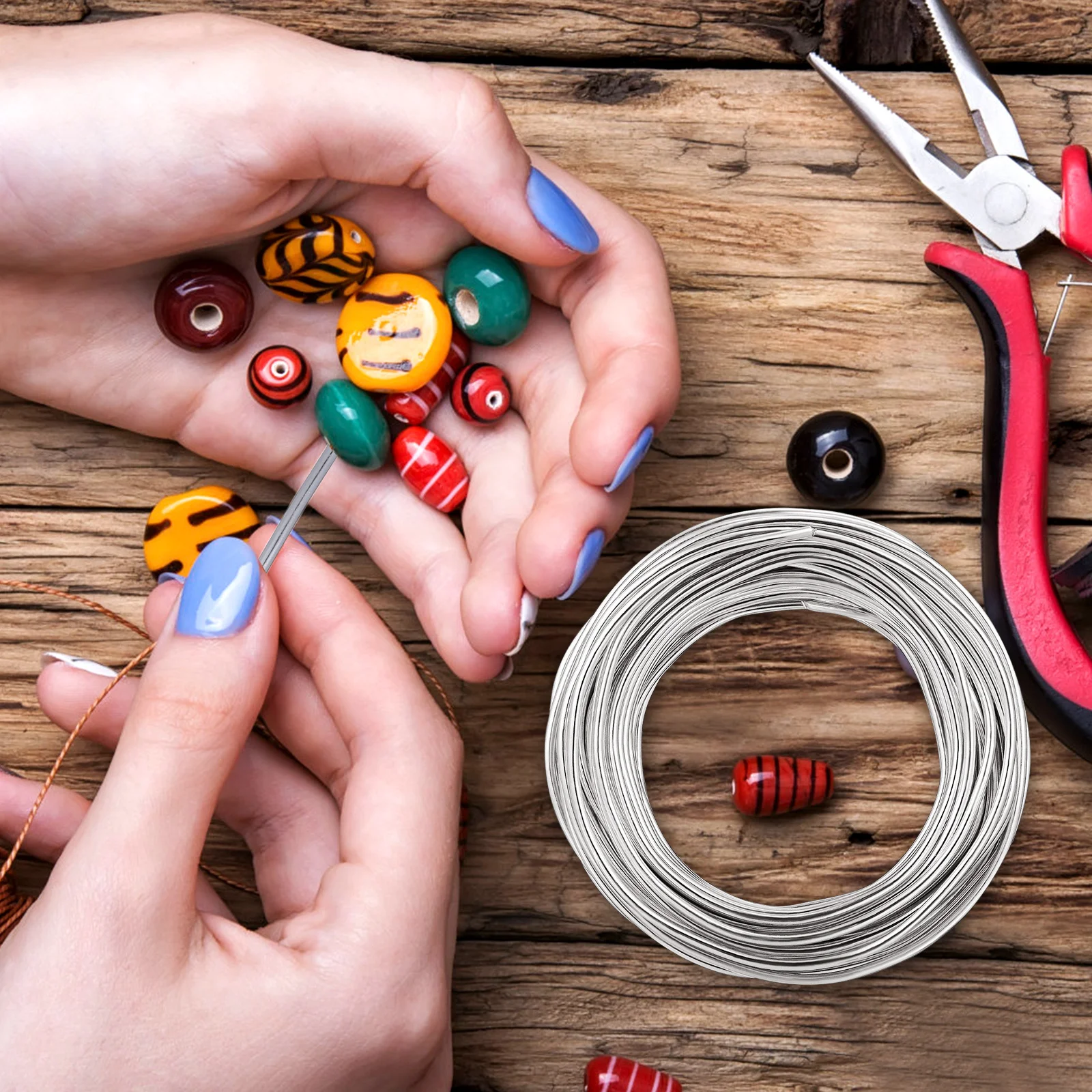 1 рулон гибкой алюминиевой цветочный - Фотография_6