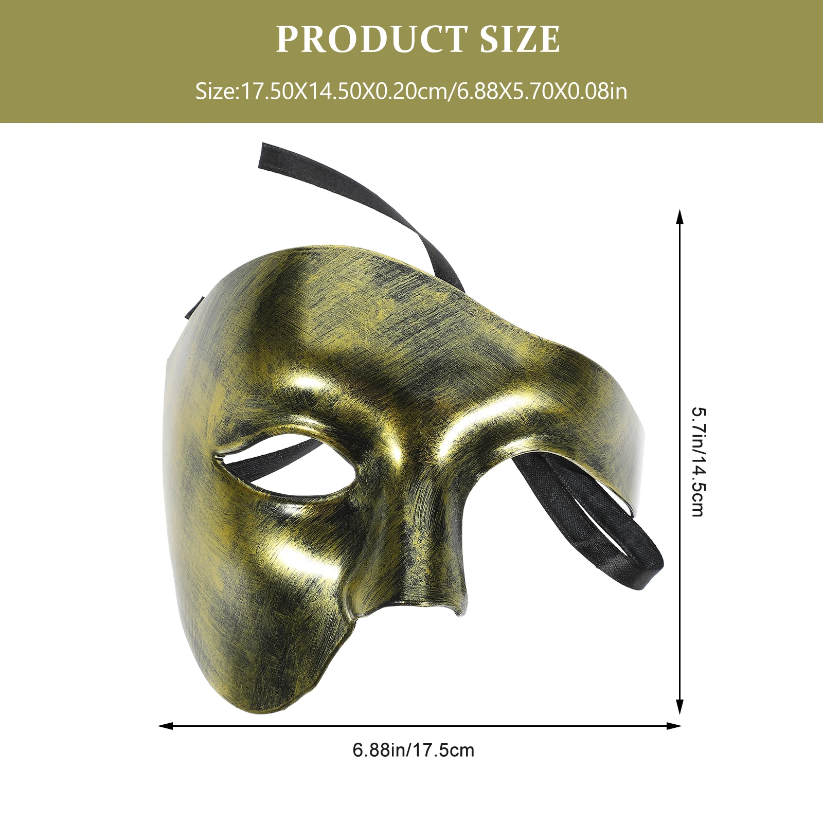 Полумаска для лица из абс-пластика - Фотография_5