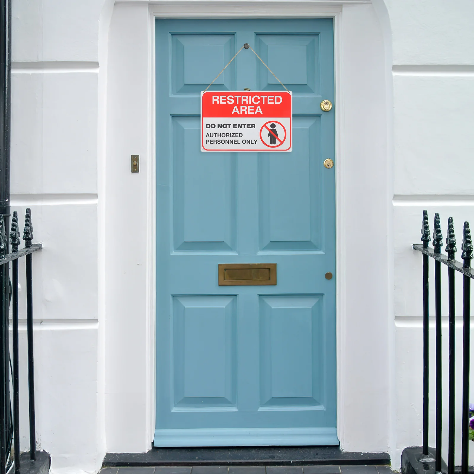 Знак «не вход», металлический - Фотография_5