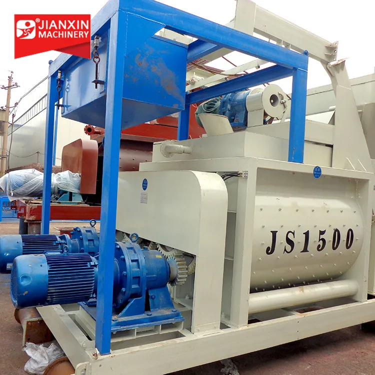 Js1500 двухвальный бетономешалка