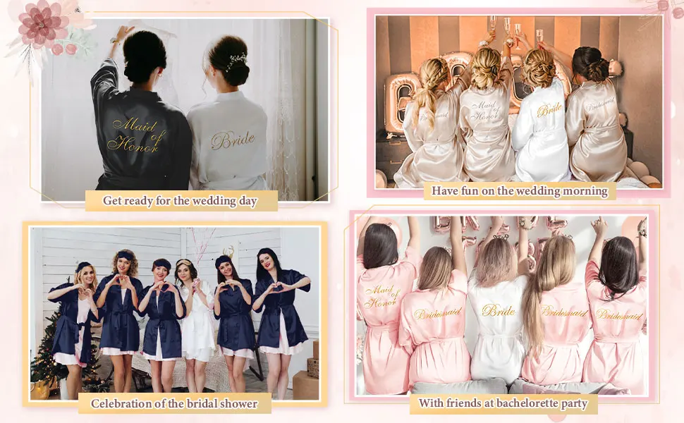 Халаты подружки невесты кимоно - Фотография_4