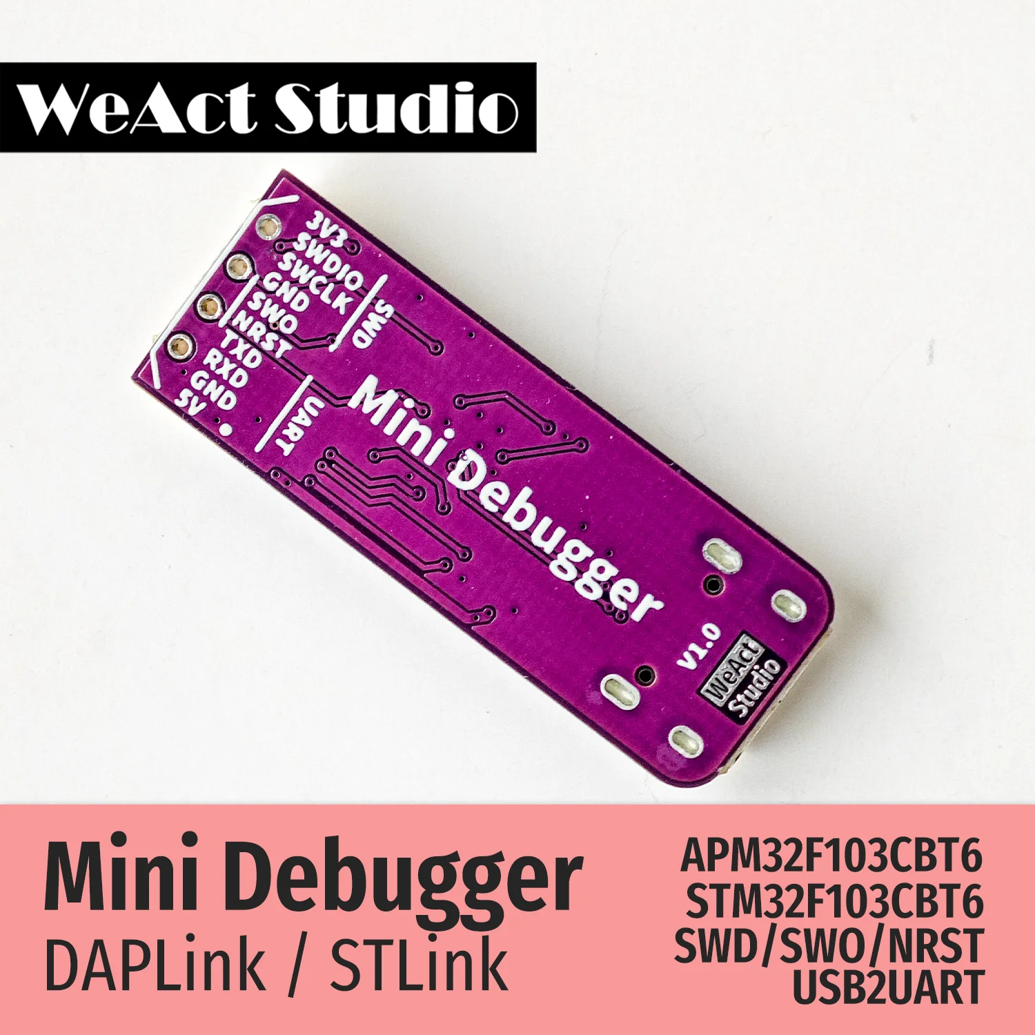 Мини-отладчик weact daplink stlink v2 - Фотография_2