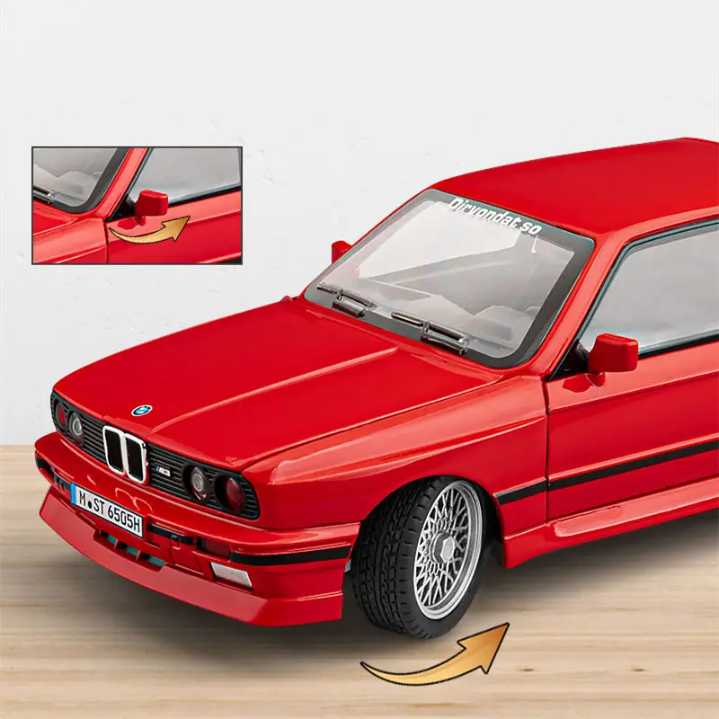 1:24 1988, модель спортивного автомобиля из сплава bmw m3 e30 - Фотография_5