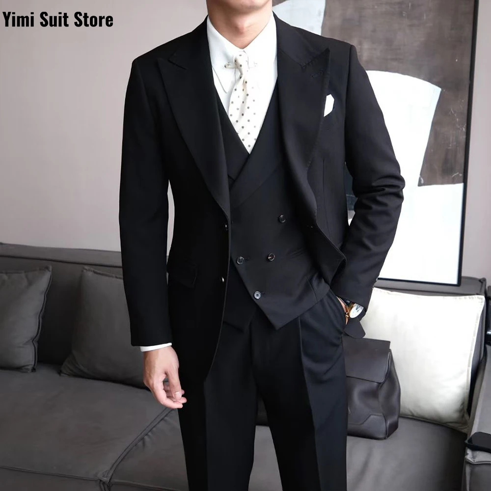 Черные мужские костюмы высокого качества - Фотография_5