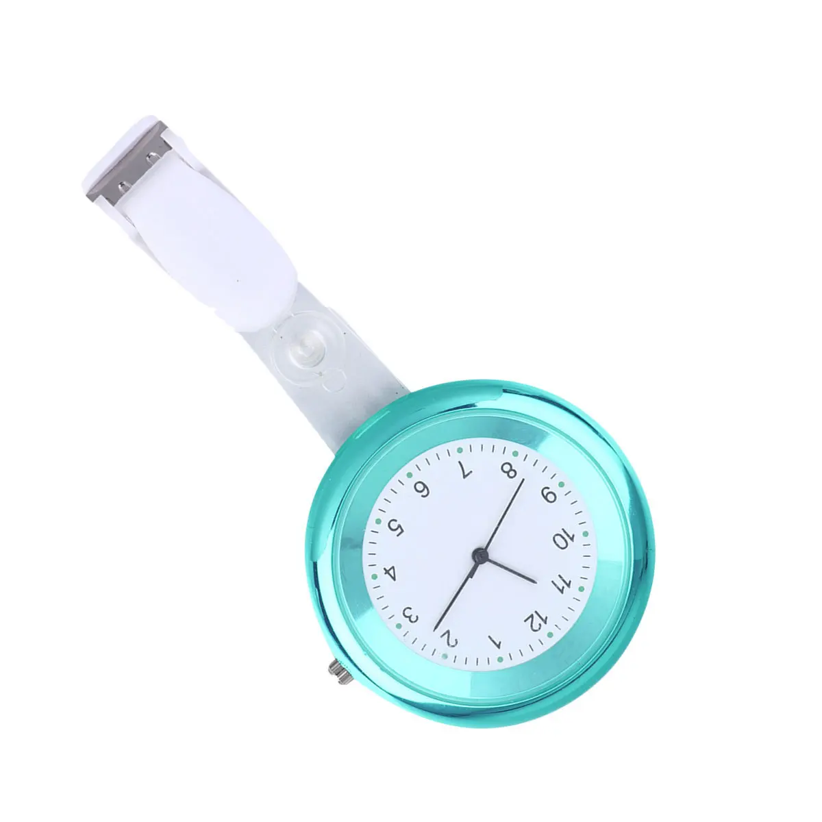 Синие красочные подвесные карманные часы из сплава для медсестры - Фотография_4