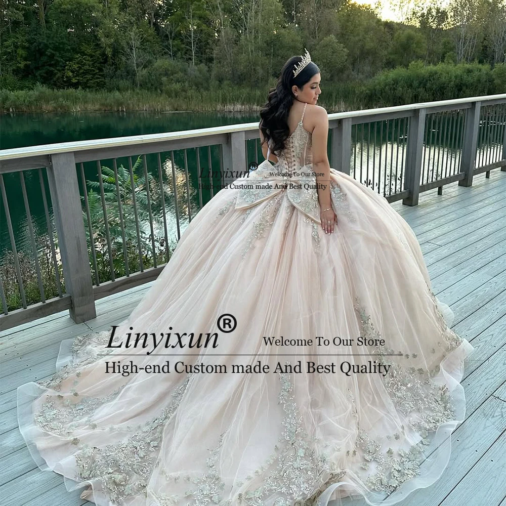 Платье quinceanera из тюля принцессы