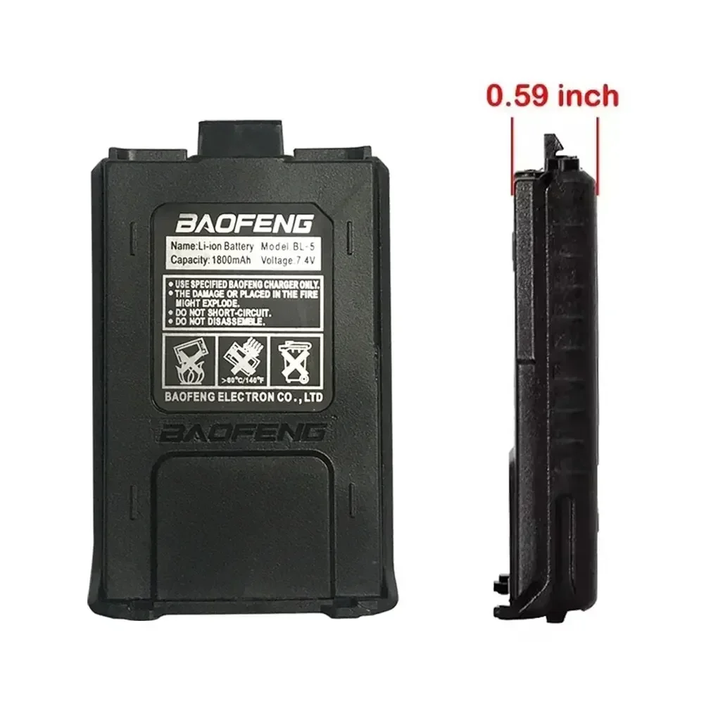Оригинальное зарядное устройство 1800 мач для baofeng uv-5r type-c - Фотография_2
