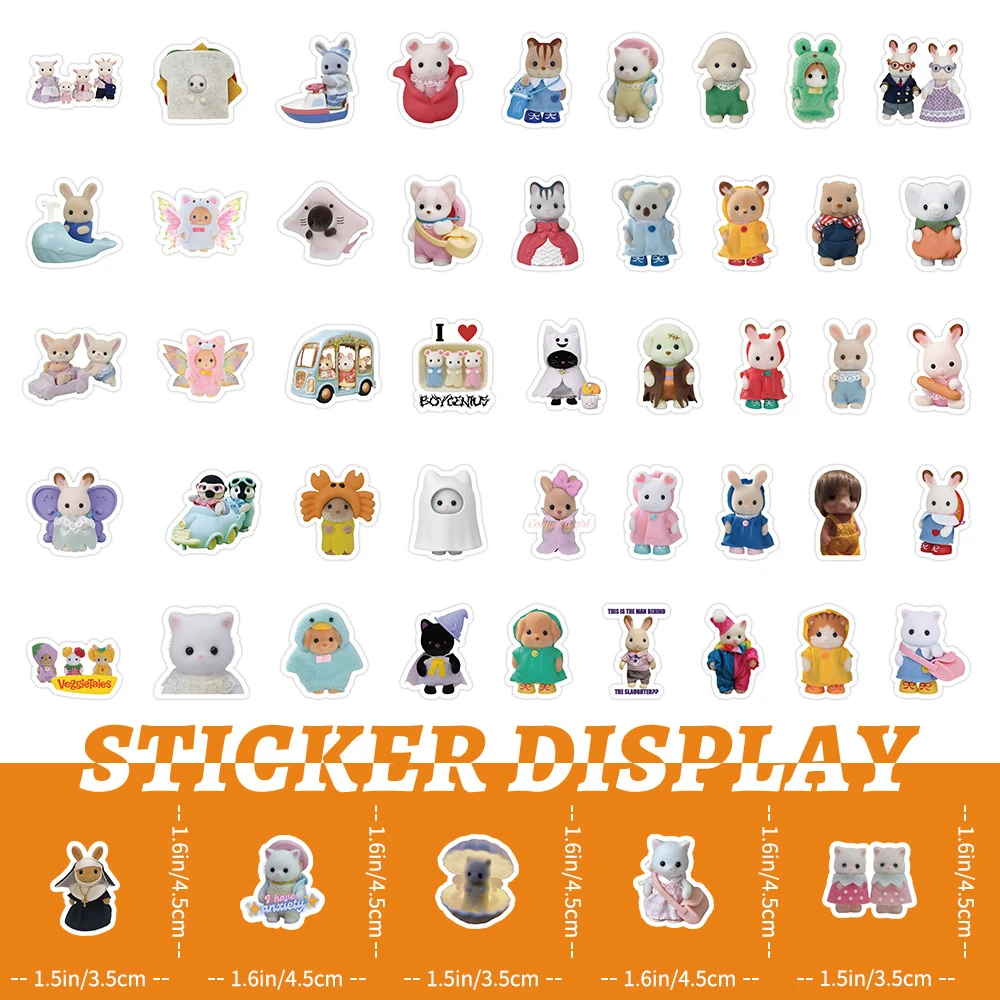 Милые детские наклейки sylvanian families - Фотография_5