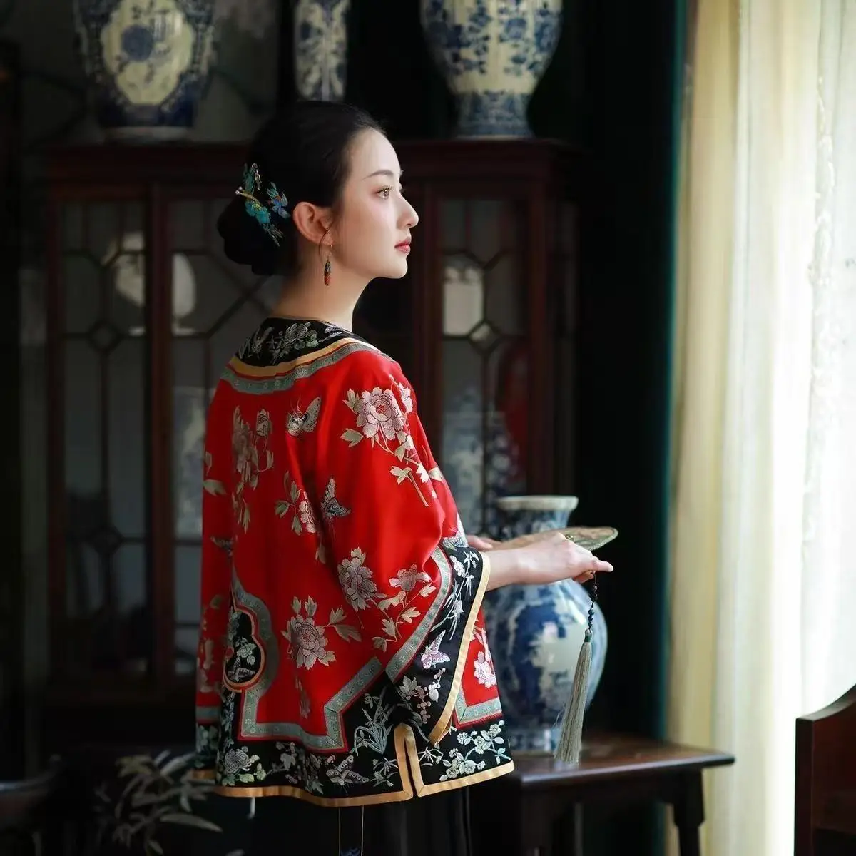 Классический костюм династии цин - Фотография_5