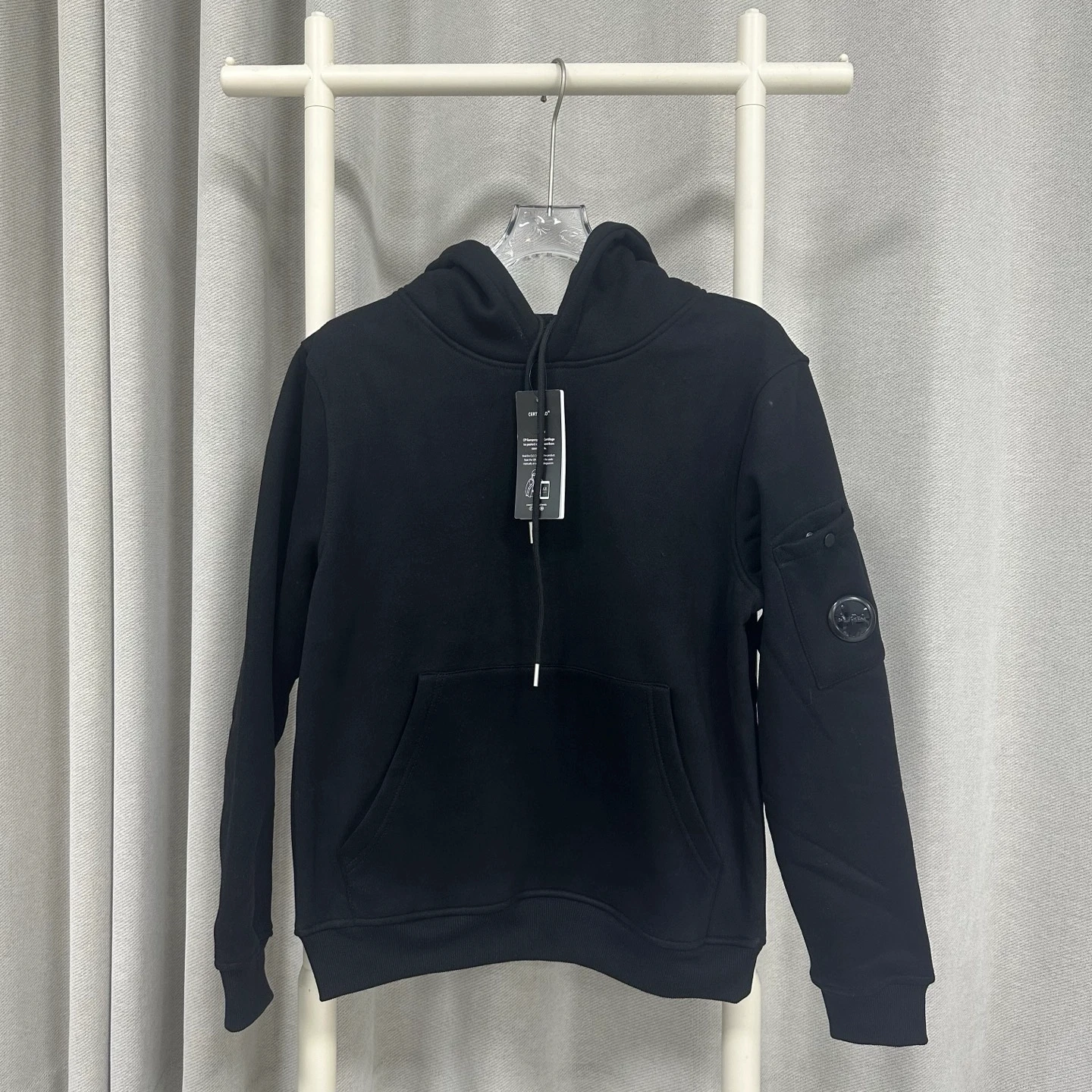 Кардиган cp с флисовой толстовкой с капюшоном - Фотография_3