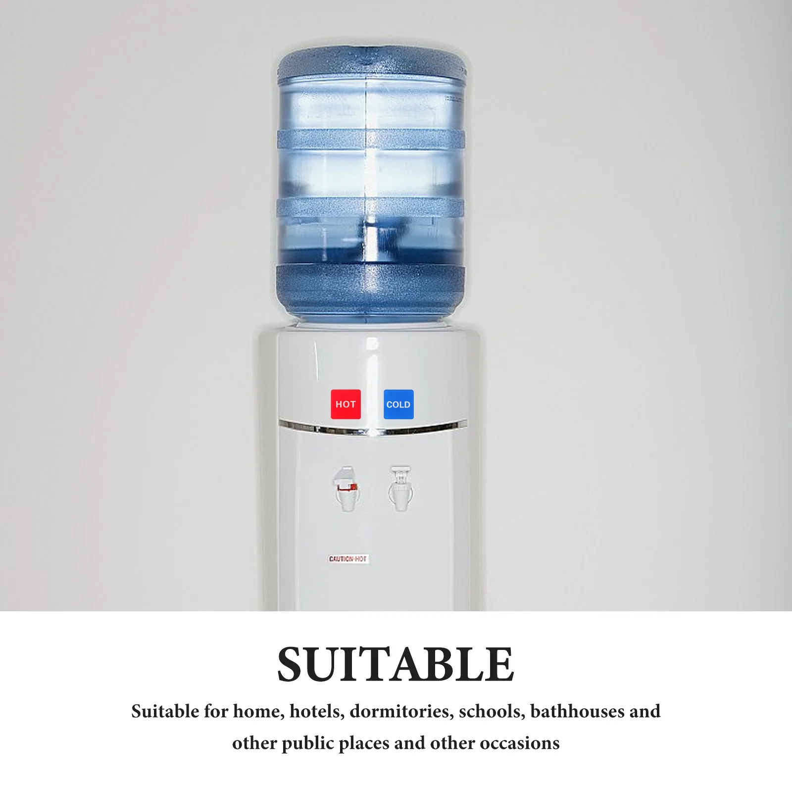 6 пар самоклеящихся акриловых наклеек с надписью «горячая и холодная вода» - Фотография_3