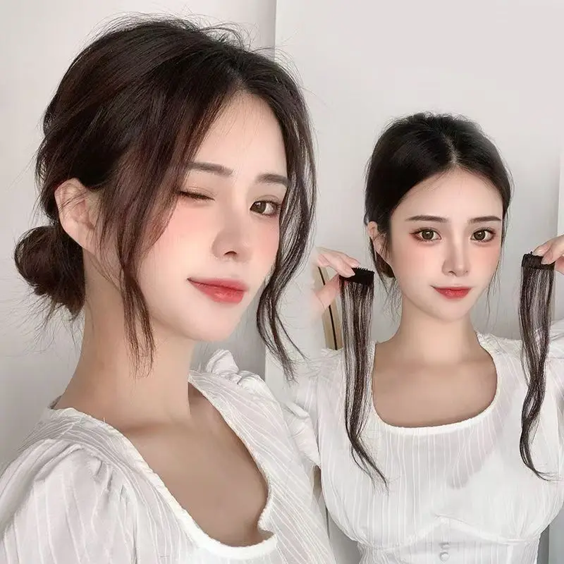 Длинная боковая воздушная челка - Фотография_2