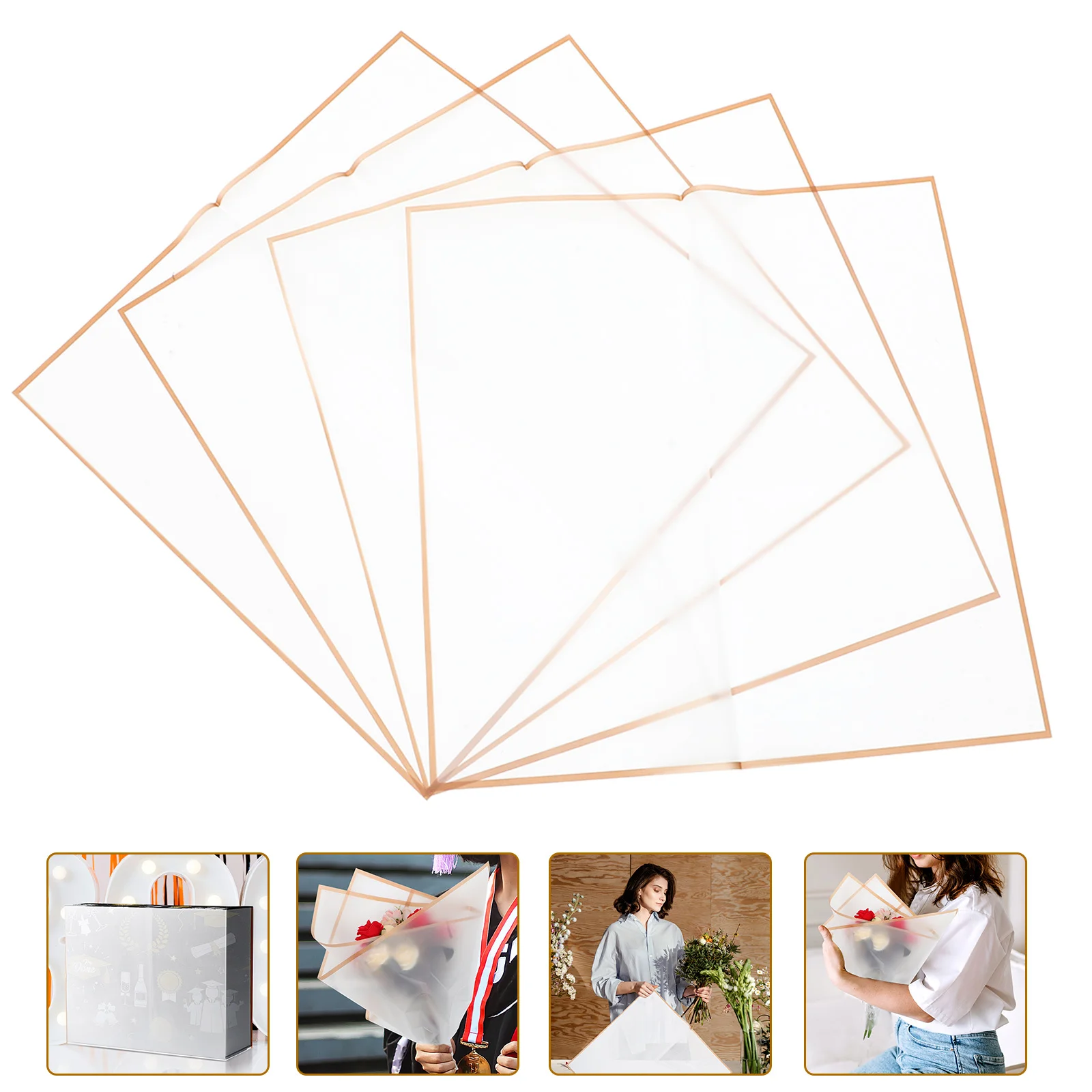 Водонепроницаемая упаковочная бумага для цветов - Фотография_3