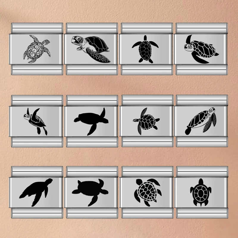 Лазерные браслеты-подвески с морскими черепахами