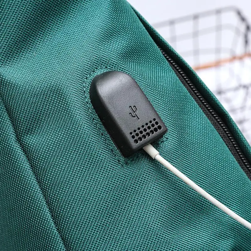 Модный usb рюкзак для ноутбука для женщин и мужчин - Фотография_5