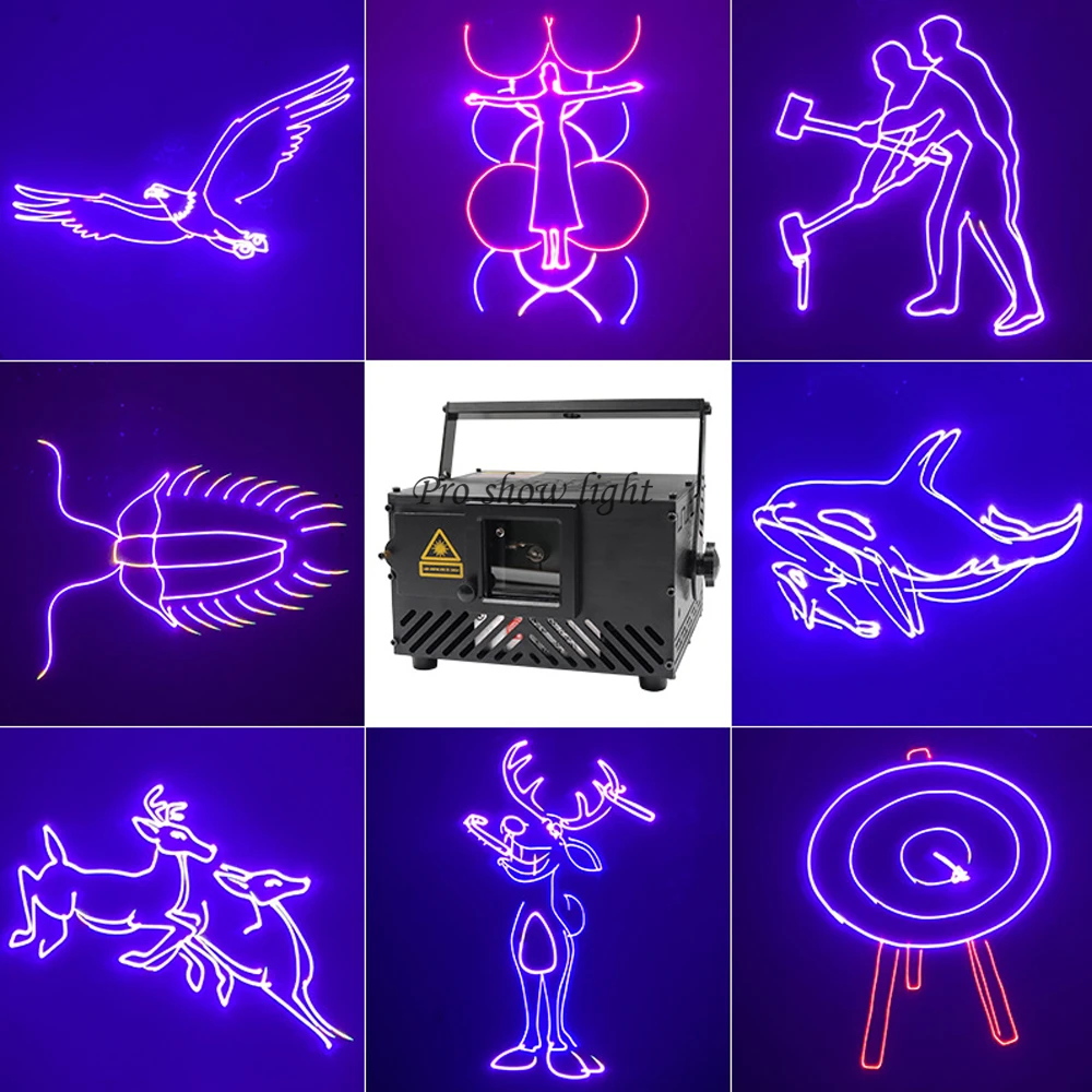 Многоцветный ilda + dmx512 + sd-карта - Фотография_2