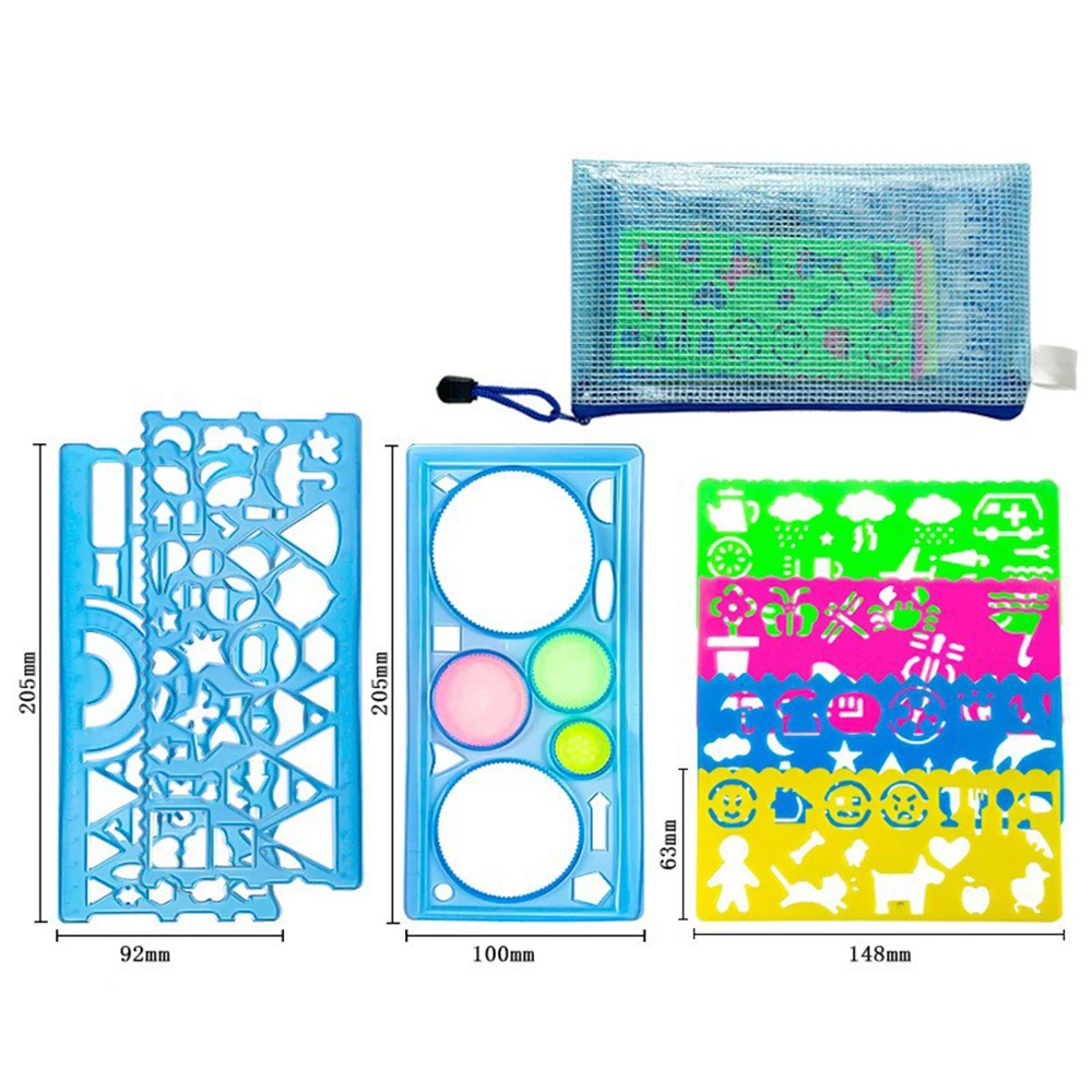 Набор линеек для рисования спирографа - Фотография_6