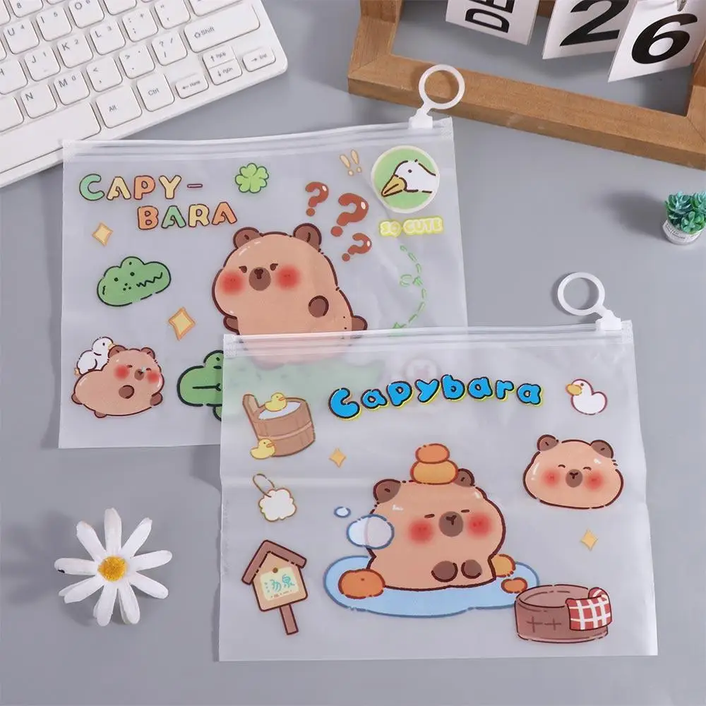 Прозрачная сумка для файлов capybara большой емкости - Фотография_2