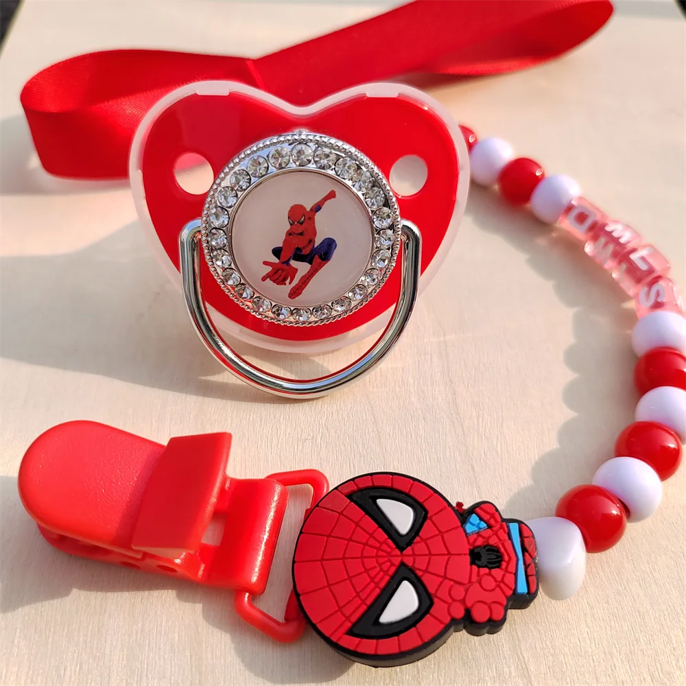 Красные силиконовые бусины disney