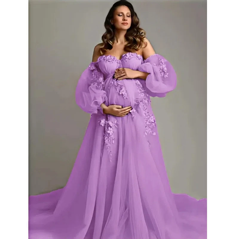 Платье для беременных с ручной - Фотография_6