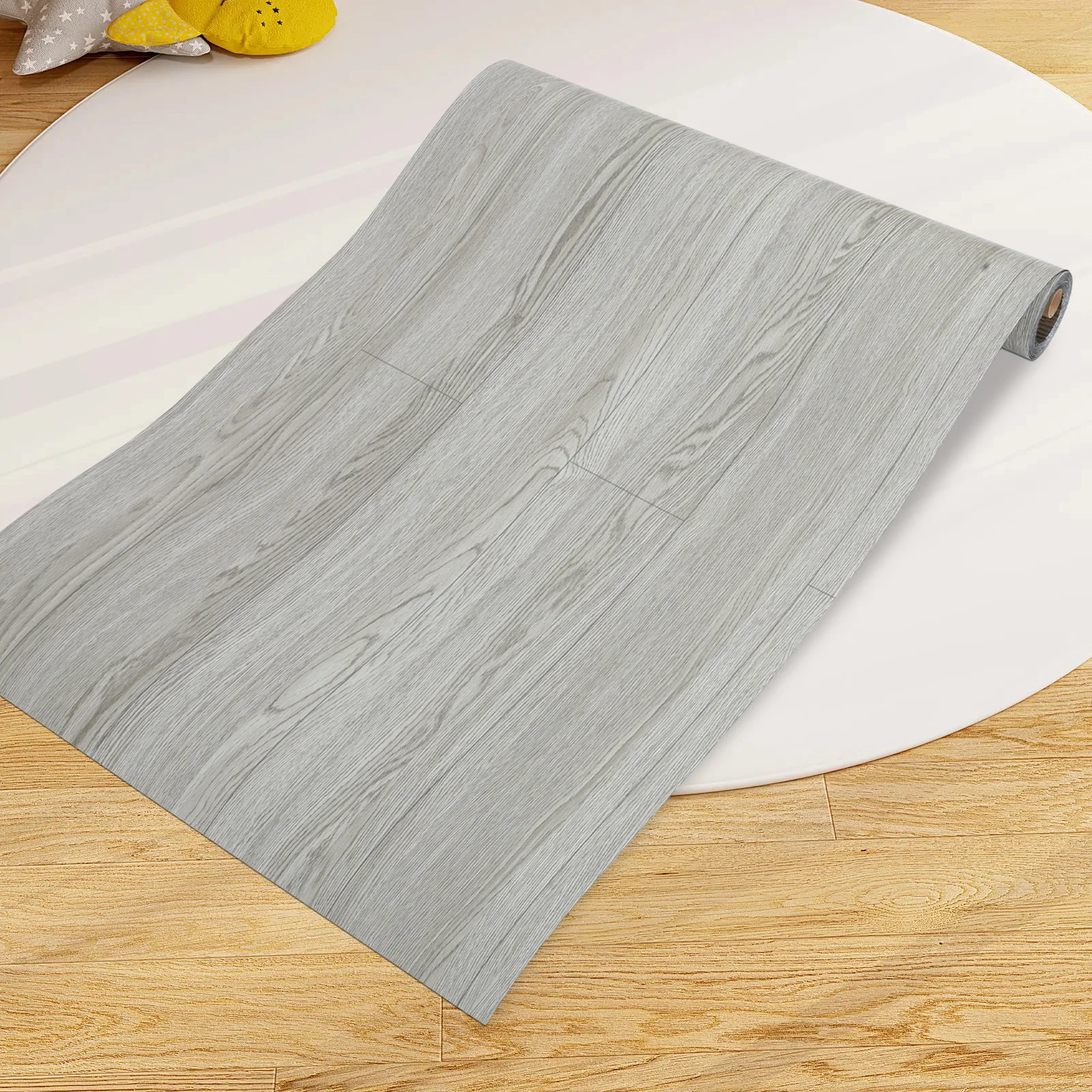 1 рулон пвх самоклеящаяся напольная толстая напольная наклейка для кухни - Фотография_6